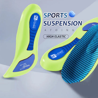 【2 Pairs】Sports Elasticity Insoles - Shock Absorbing & Breathable