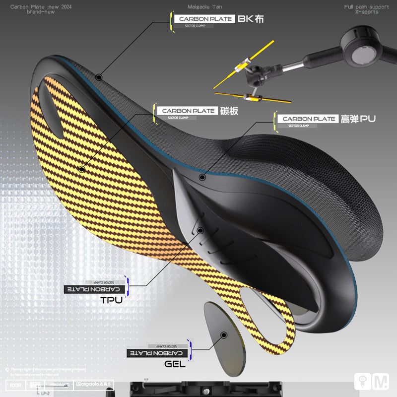 Tanx Gold High-Performance Carbon Fiber Sport Insoles