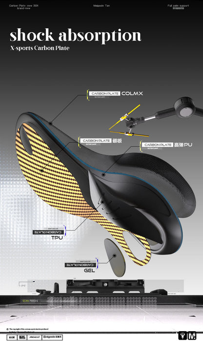 Tanx Gold High-Performance Carbon Fiber Sport Insoles