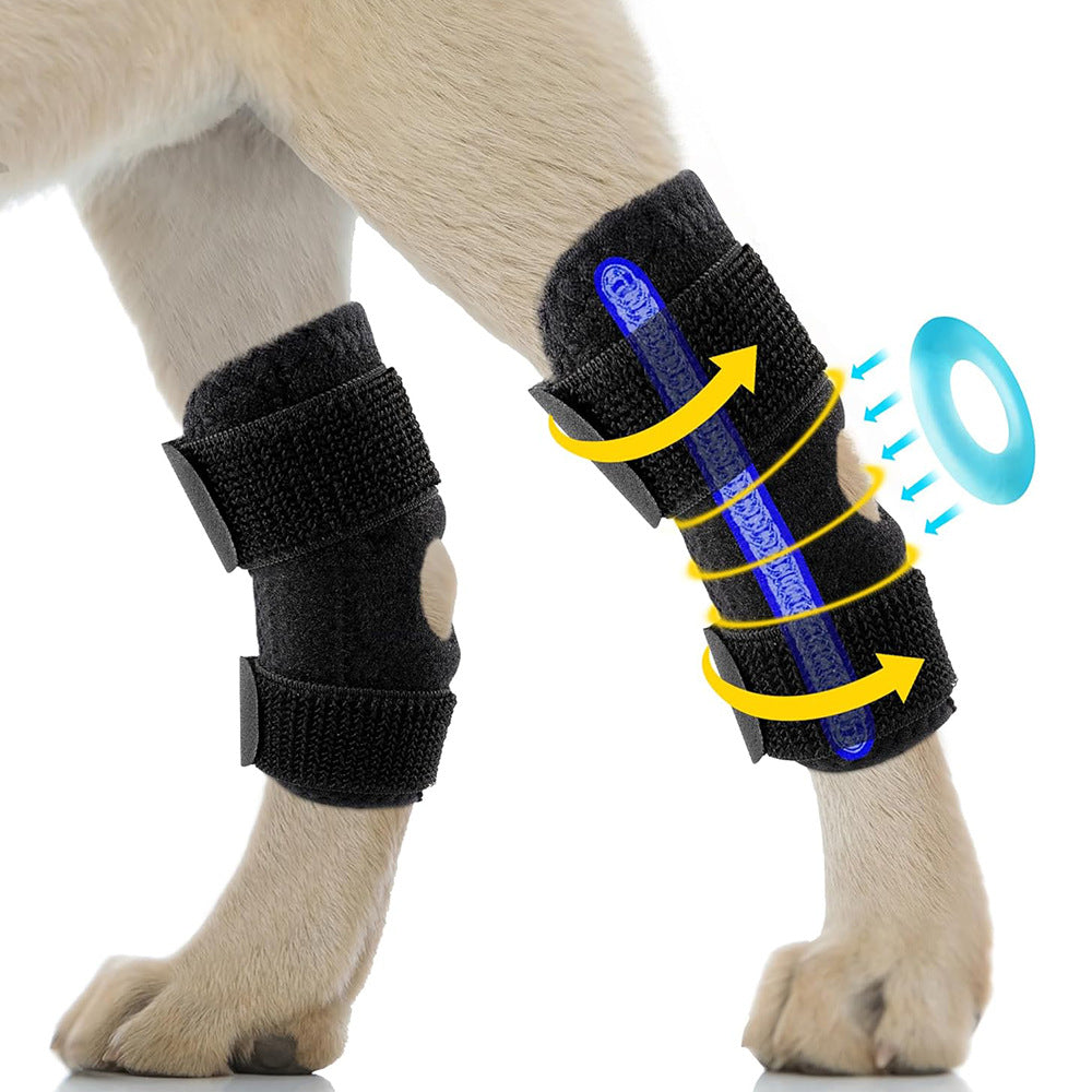 1 Pair Dog Rear Leg Brace for Joint Support and Recovery