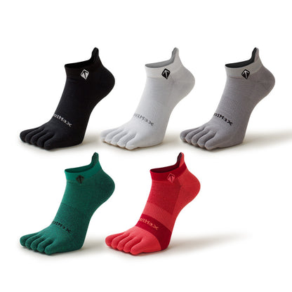 (3 pairs) TOSON STORY Extra low-cut High-Performance Five-Finger Ankle Socks - BPRunning