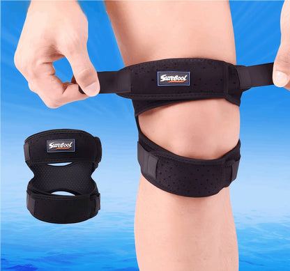 1 Pair Adjustable Patella Knee Straps for Pain Relief and Recovery - BPRunning