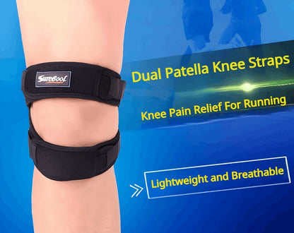 1 Pair Adjustable Patella Knee Straps for Pain Relief and Recovery - BPRunning