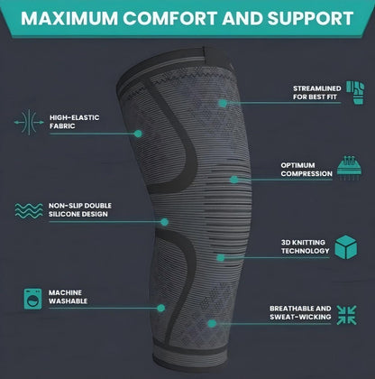 1 Pair Knee Support Sleeve for Sports & Fitness - BPRunning