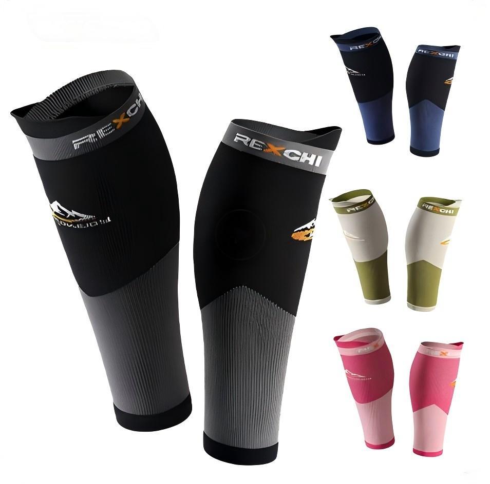 1 Pair REXCHI Calf Compression Sleeves - Leg Support Socks for Running & Pain Relief - BPRunning