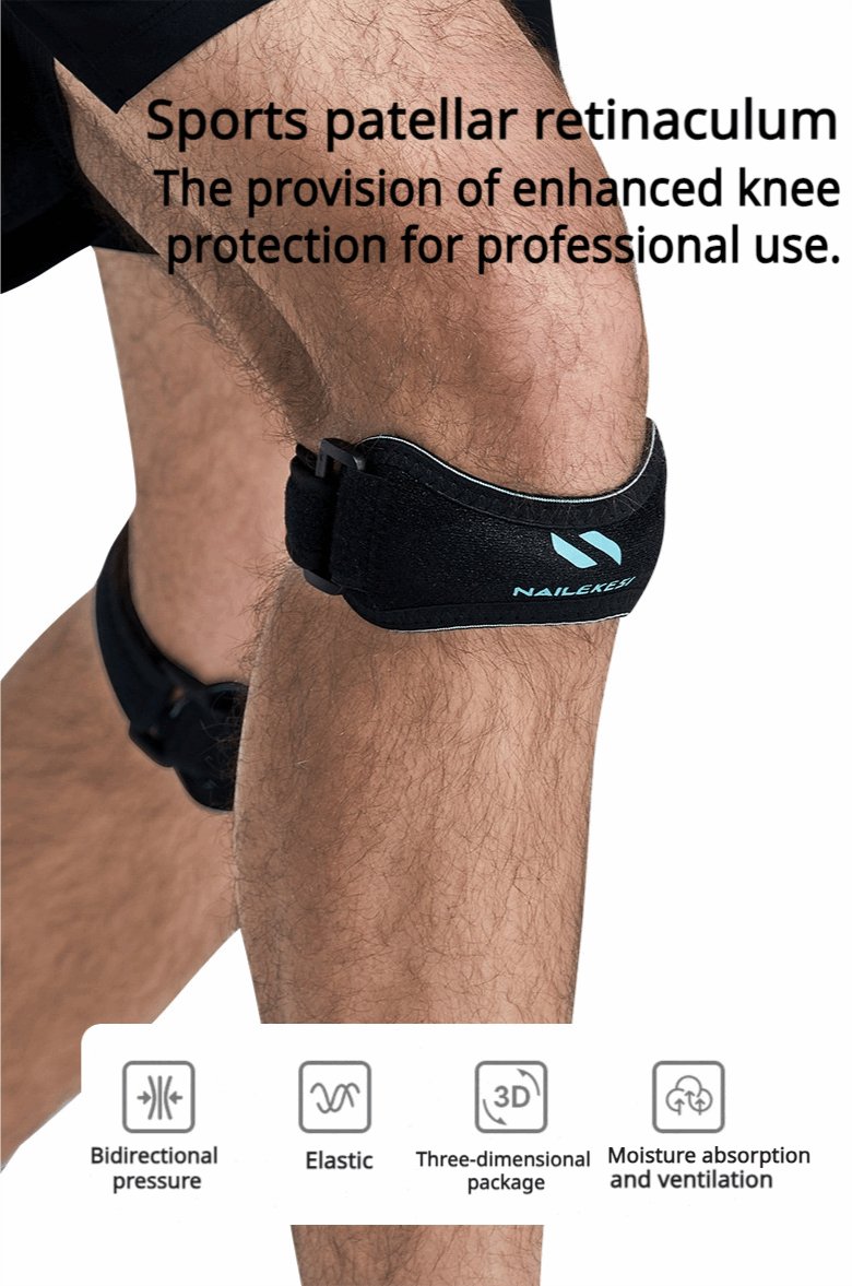 1 Pair Sports Patella Strap Knee Brace - Support for Arthritis, ACL, and Athletics - BPRunning