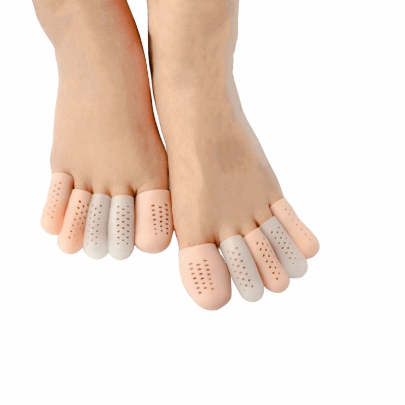 (14 Pcs) Gel Toe Protectors - Big Toe Caps for Foot Pain Relief - BPRunning