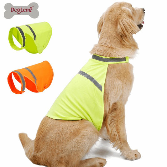 (2 Pack) High Visibility Reflective Dog Vest for Small to Large Dogs - BPRunning