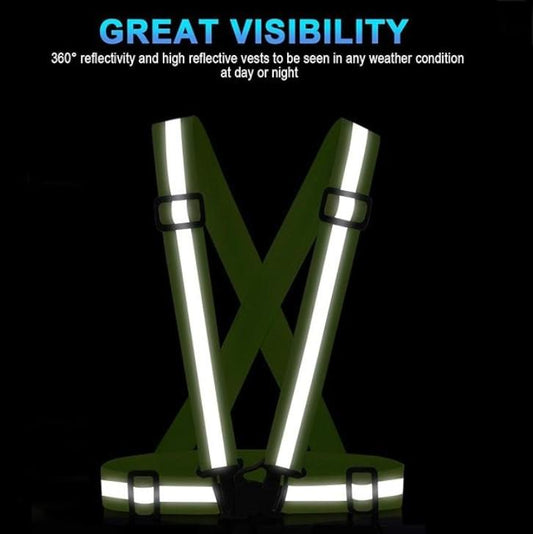 (2 Pack) Reflective Running Vest - High-Visibility Safety Gear for All Activities - BPRunning