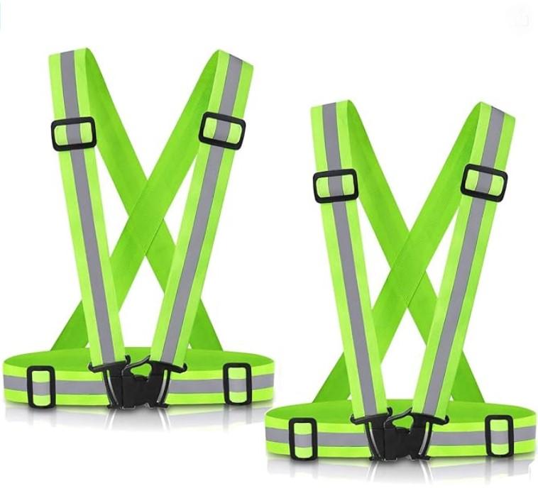 (2 Pack) Reflective Running Vest - High-Visibility Safety Gear for All Activities - BPRunning