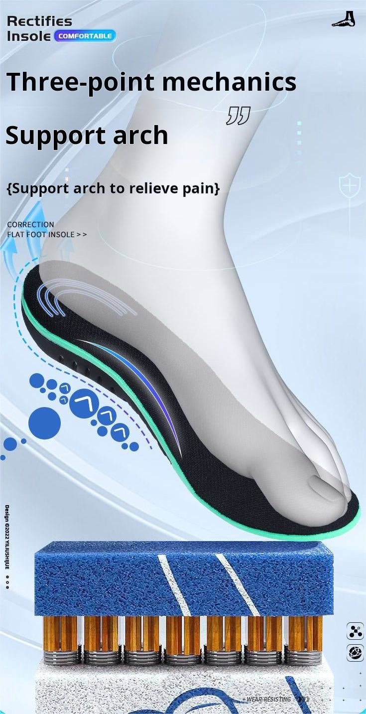 【2 Pairs】Advanced Orthotic Arch Support Insoles for Flat Feet & Pain Relief - BPRunning