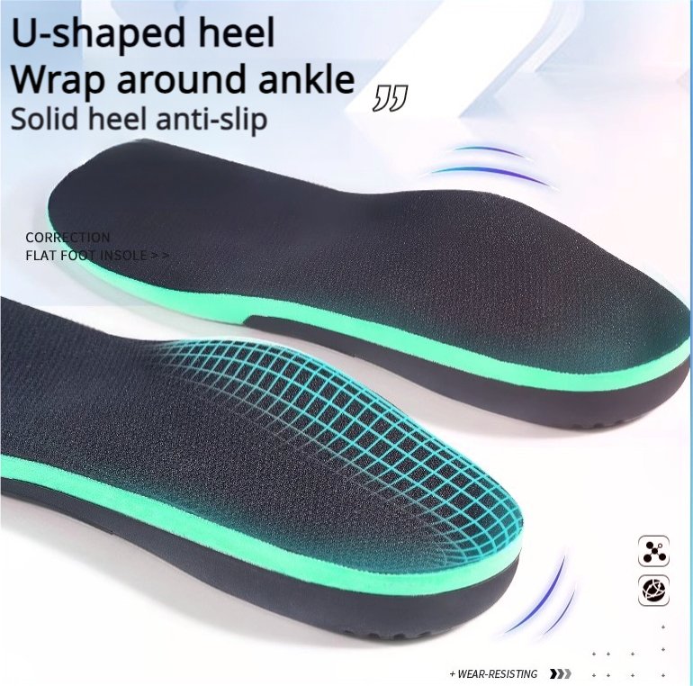 【2 Pairs】Advanced Orthotic Arch Support Insoles for Flat Feet & Pain Relief - BPRunning