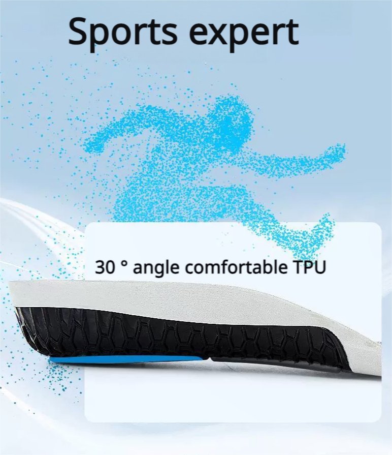 【2 Pairs】Premium Orthopedic Insoles - High Arch Support for Plantar Fasciitis - BPRunning