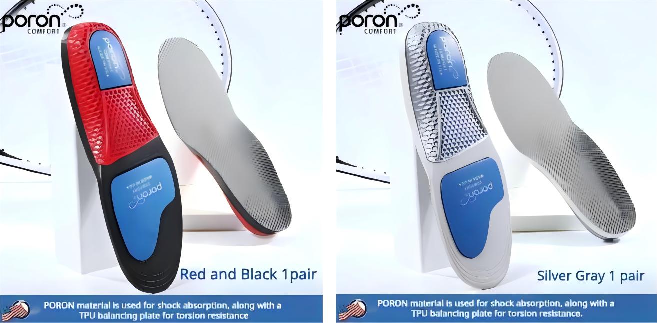 【2 Pairs】Premium Orthopedic Insoles - High Arch Support for Plantar Fasciitis - BPRunning