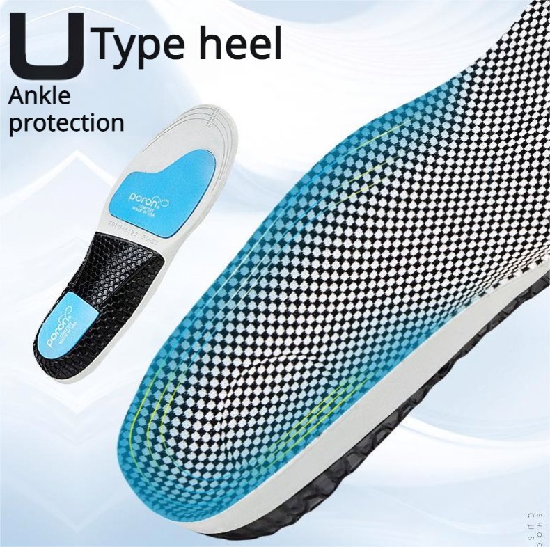 【2 Pairs】Premium Orthopedic Insoles - High Arch Support for Plantar Fasciitis - BPRunning