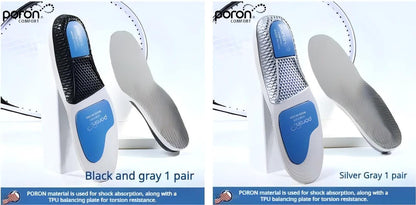 【2 Pairs】Premium Orthopedic Insoles - High Arch Support for Plantar Fasciitis - BPRunning