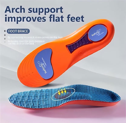 【2 Pairs】Sports Elasticity Insoles - Shock Absorbing & Breathable - BPRunning