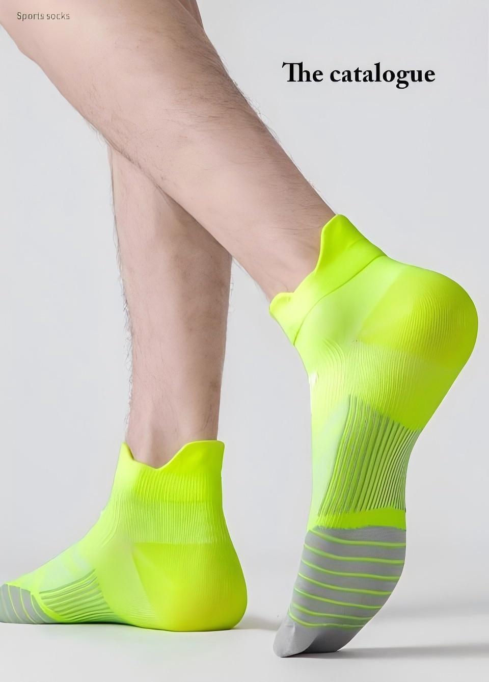 (3 Pairs)Low-cut Running Socks: Quick-Drying, Sweat-Absorbing, Breathable, Anti-Friction - BPRunning