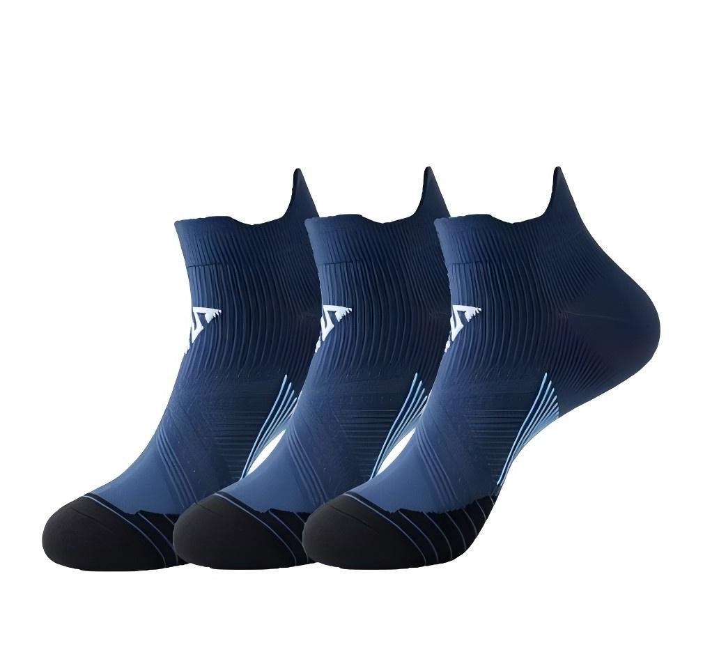 (3 Pairs)Low-cut Running Socks: Quick-Drying, Sweat-Absorbing, Breathable, Anti-Friction - BPRunning