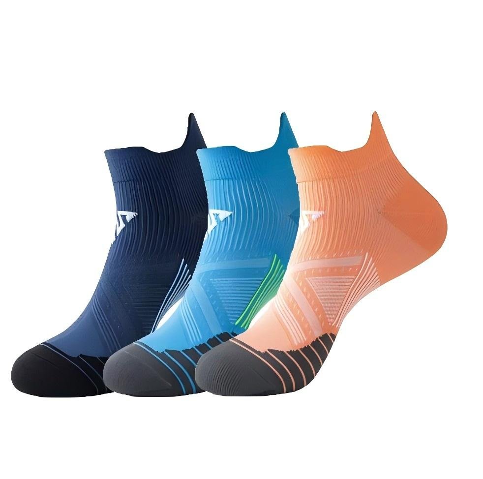 (3 Pairs)Low-cut Running Socks: Quick-Drying, Sweat-Absorbing, Breathable, Anti-Friction - BPRunning