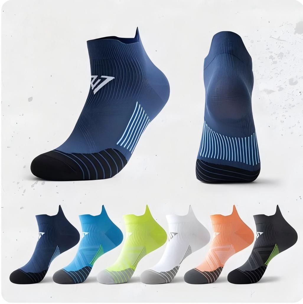 (3 Pairs)Low-cut Running Socks: Quick-Drying, Sweat-Absorbing, Breathable, Anti-Friction - BPRunning