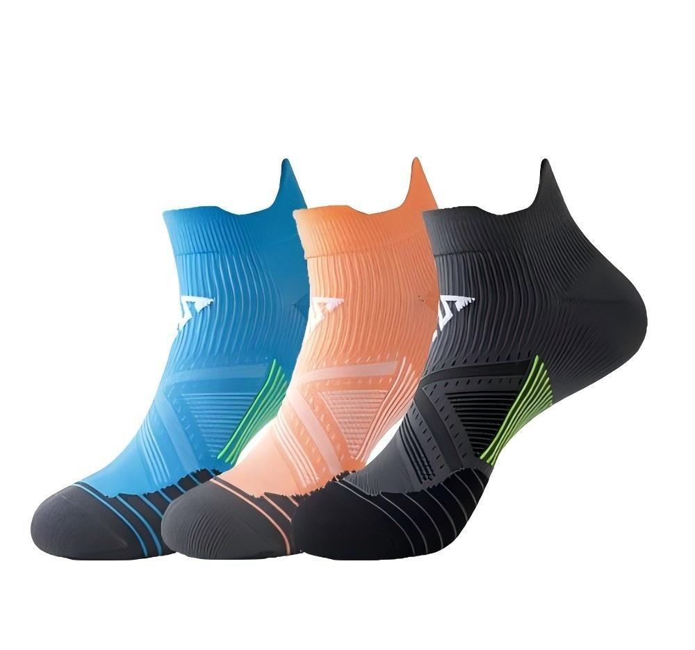 (3 Pairs)Low-cut Running Socks: Quick-Drying, Sweat-Absorbing, Breathable, Anti-Friction - BPRunning