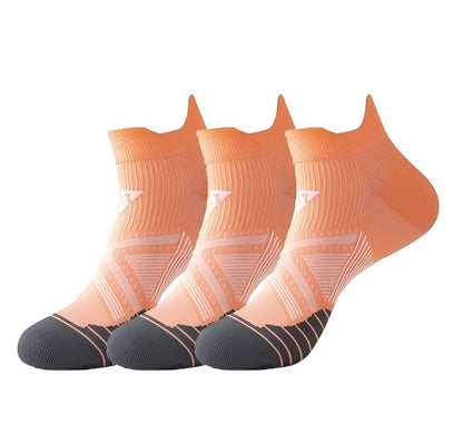 (3 Pairs)Low-cut Running Socks: Quick-Drying, Sweat-Absorbing, Breathable, Anti-Friction - BPRunning