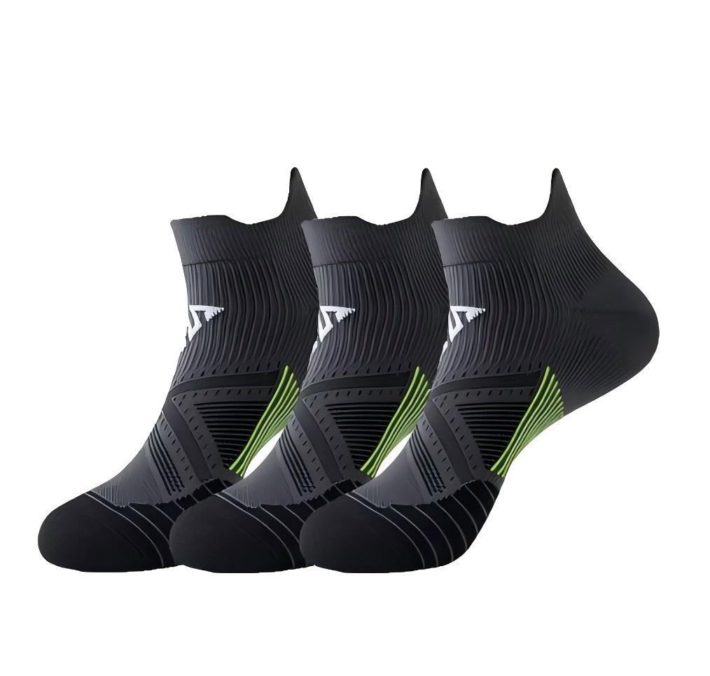 (3 Pairs)Low-cut Running Socks: Quick-Drying, Sweat-Absorbing, Breathable, Anti-Friction - BPRunning