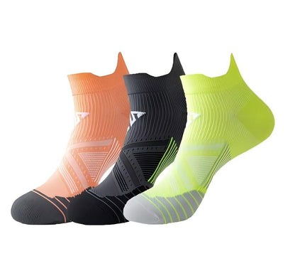 (3 Pairs)Low-cut Running Socks: Quick-Drying, Sweat-Absorbing, Breathable, Anti-Friction - BPRunning