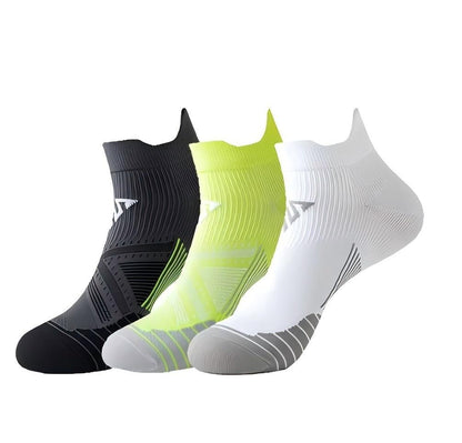 (3 Pairs)Low-cut Running Socks: Quick-Drying, Sweat-Absorbing, Breathable, Anti-Friction - BPRunning