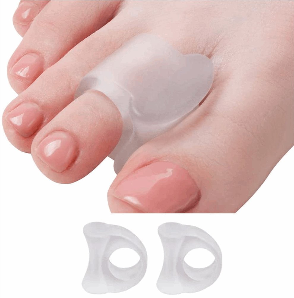 (4 Pcs) Gel Toe Spacers - Bunion Correctors for Big Toe Alignment - BPRunning