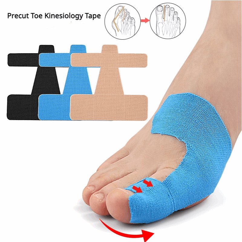 40 Count Bunion Correction Tape - Precut Kinesiology for Pain Relief - BPRunning