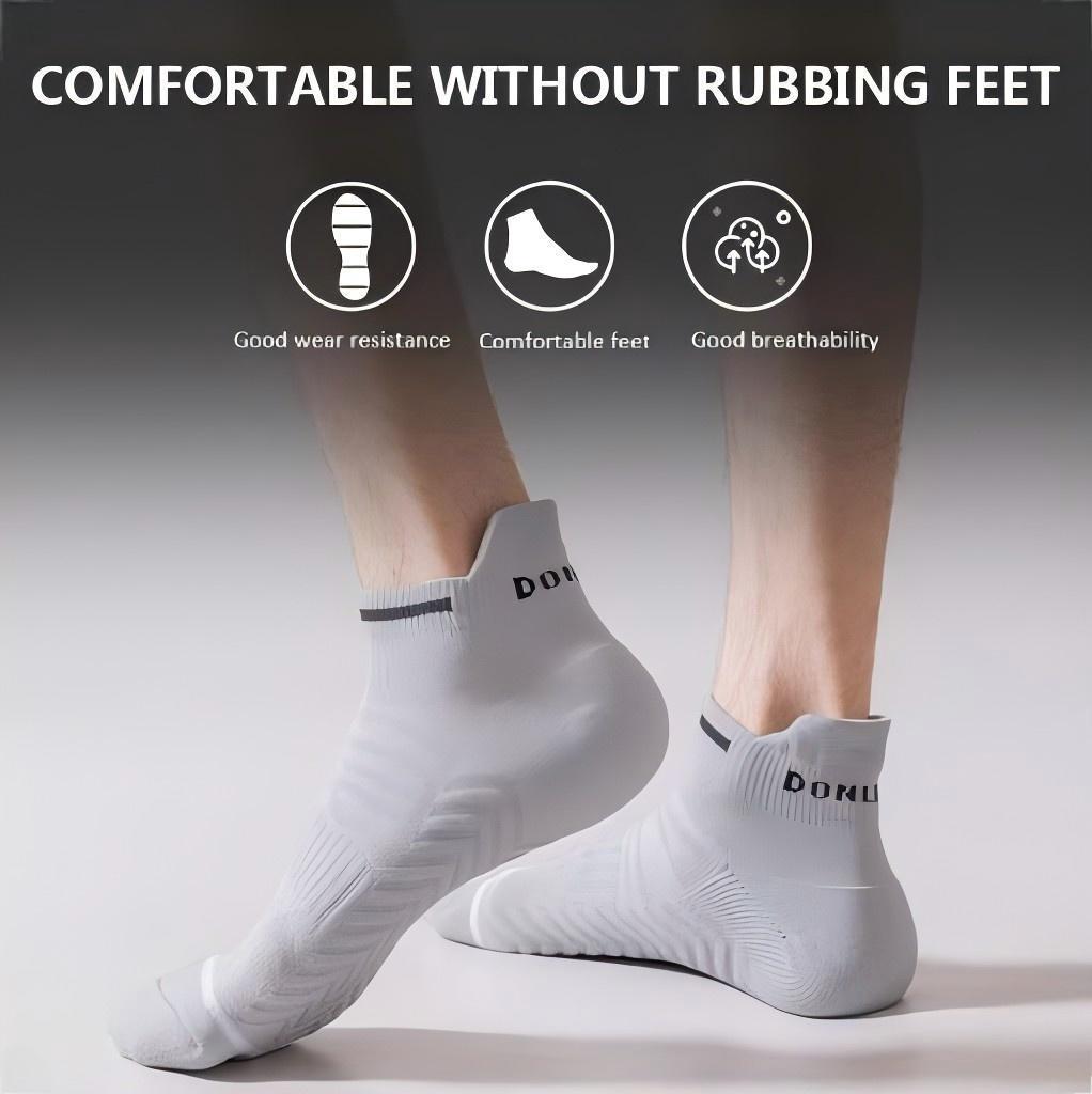 (5 Pairs)Winter Breathable Athletic Socks for Cycling, Basketball, Fitness, and Running - BPRunning