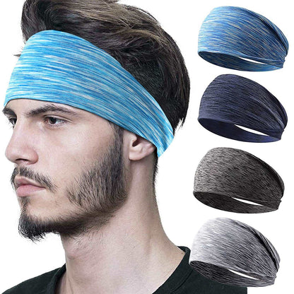 (6 PCS) Workout Headbands - Non-Slip & Moisture Wicking - BPRunning