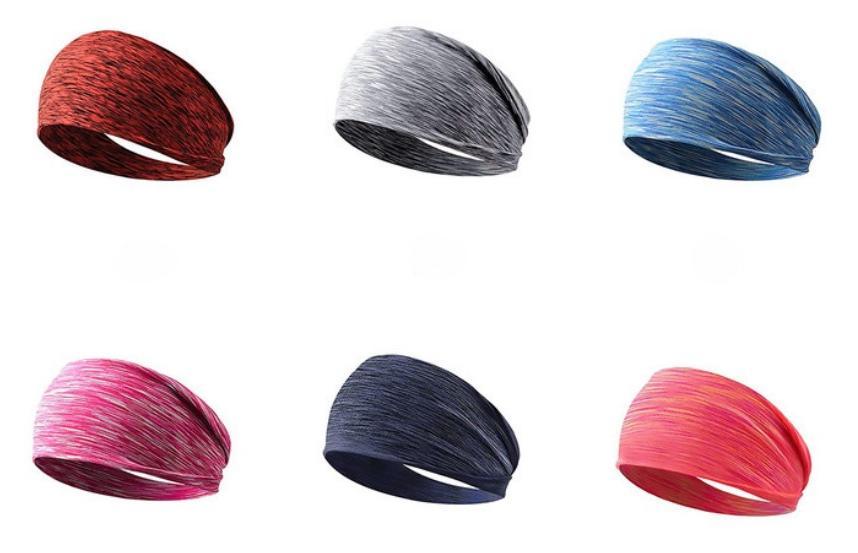 (6 PCS) Workout Headbands - Non-Slip & Moisture Wicking - BPRunning