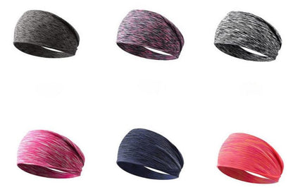 (6 PCS) Workout Headbands - Non-Slip & Moisture Wicking - BPRunning