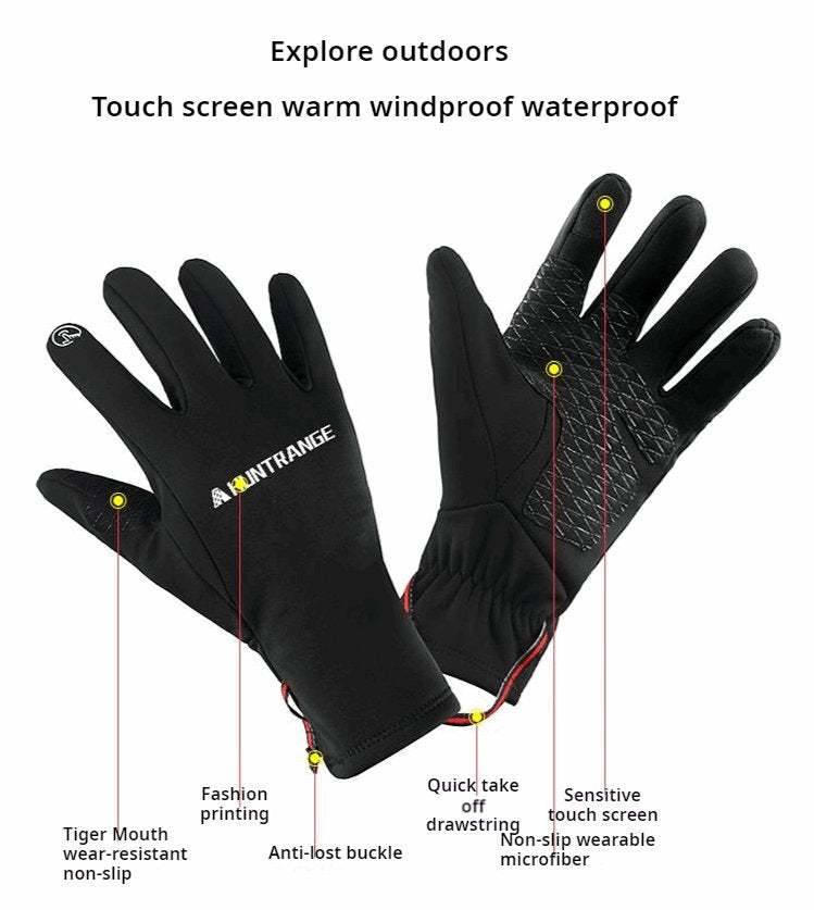 All-Weather Running Gloves - Windproof, Waterproof, Touchscreen - BPRunning