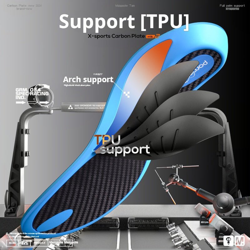 Carbon Fiber Sport Insoles - Arch Support & Shock Absorption for Running - BPRunning