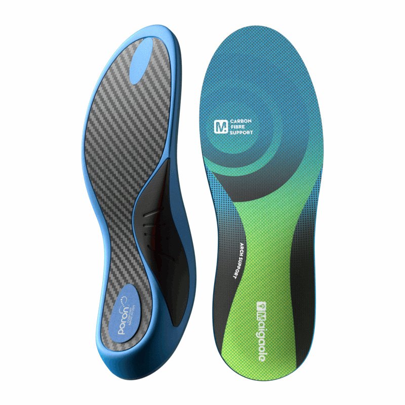 Carbon Fiber Sport Insoles - Arch Support & Shock Absorption for Running - BPRunning