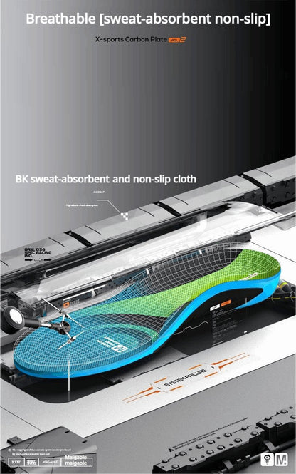 Carbon Fiber Sport Insoles - Arch Support & Shock Absorption for Running - BPRunning