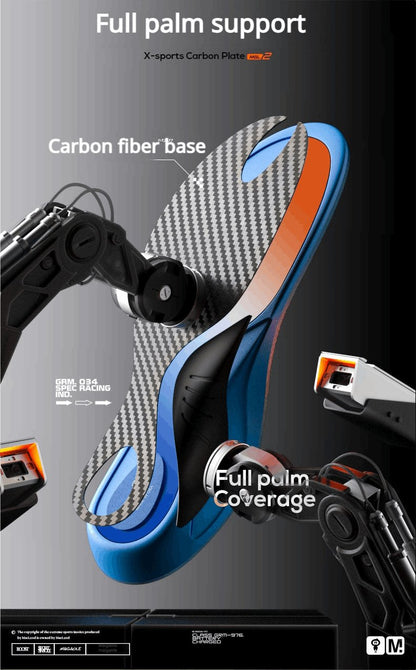 Carbon Fiber Sport Insoles - Arch Support & Shock Absorption for Running - BPRunning