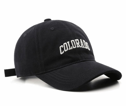 COLORADO Embroidery Spring Women Lady Girls Baseball Cap - BPRunning