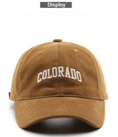 COLORADO Embroidery Spring Women Lady Girls Baseball Cap - BPRunning