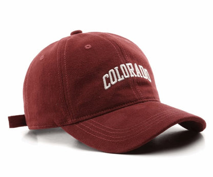 COLORADO Embroidery Spring Women Lady Girls Baseball Cap - BPRunning