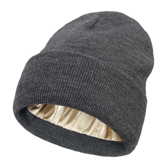 Cozy Chic Winter Beanie—Satin Lined for Ultimate Comfort - BPRunning