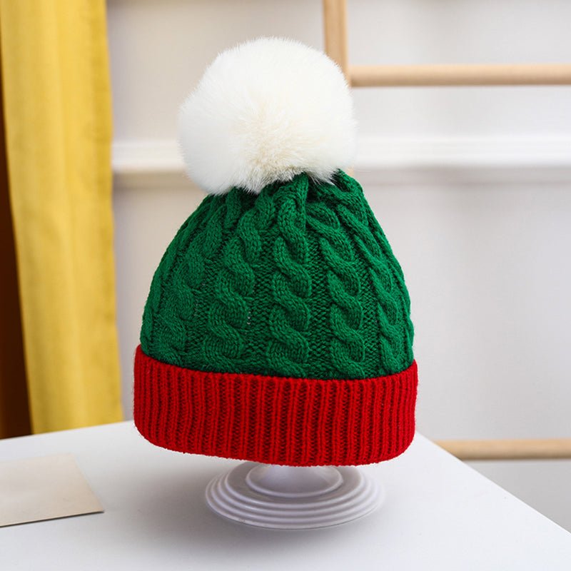 Cozy Christmas Knitted Beanie for Kids and Adults - BPRunning