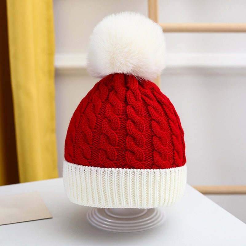 Cozy Christmas Knitted Beanie for Kids and Adults - BPRunning