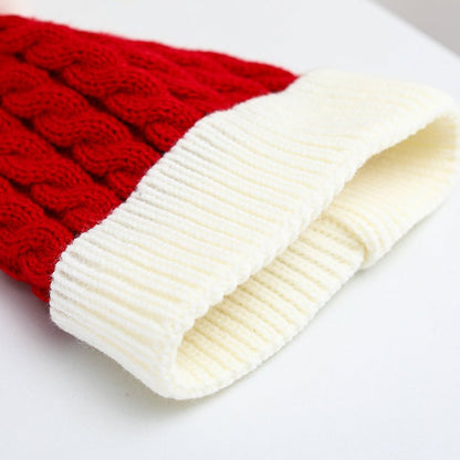 Cozy Christmas Knitted Beanie for Kids and Adults - BPRunning