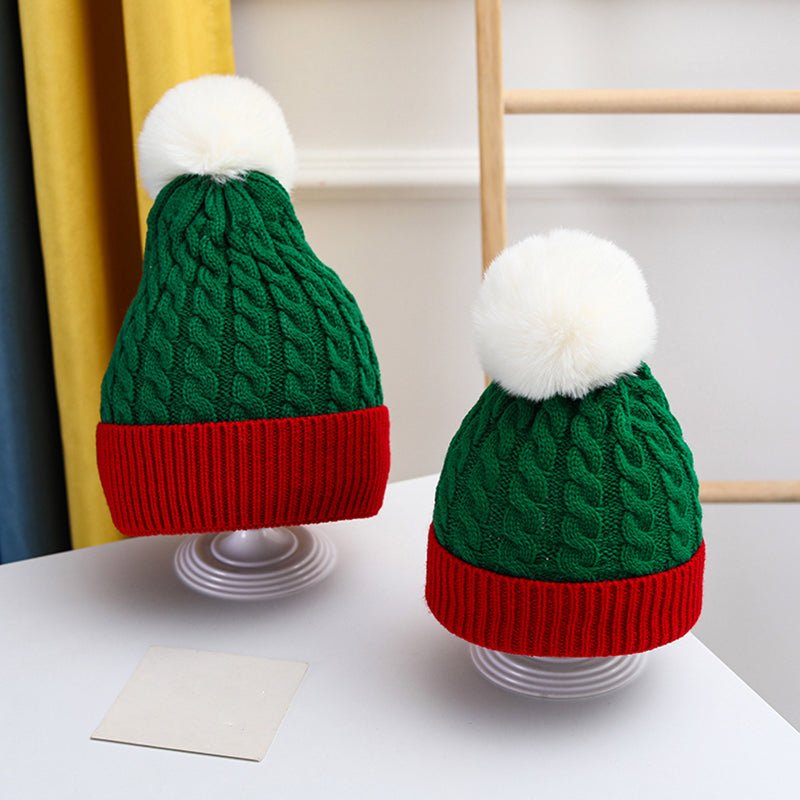 Cozy Christmas Knitted Beanie for Kids and Adults - BPRunning