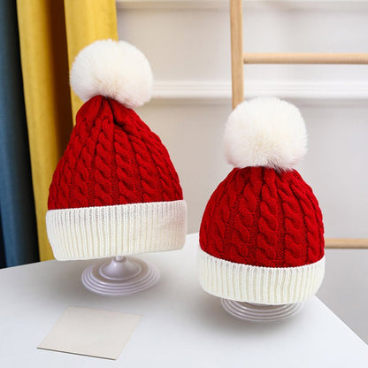 Cozy Christmas Knitted Beanie for Kids and Adults - BPRunning